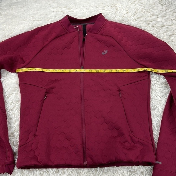 ASICS NEW Urban Racer Jacket Cordovan Berry - Picture 3 of 9